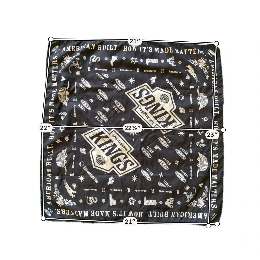 Keen Utility x LA Kings NHL Bandana Shoeteria American Built Black Scarf (B)